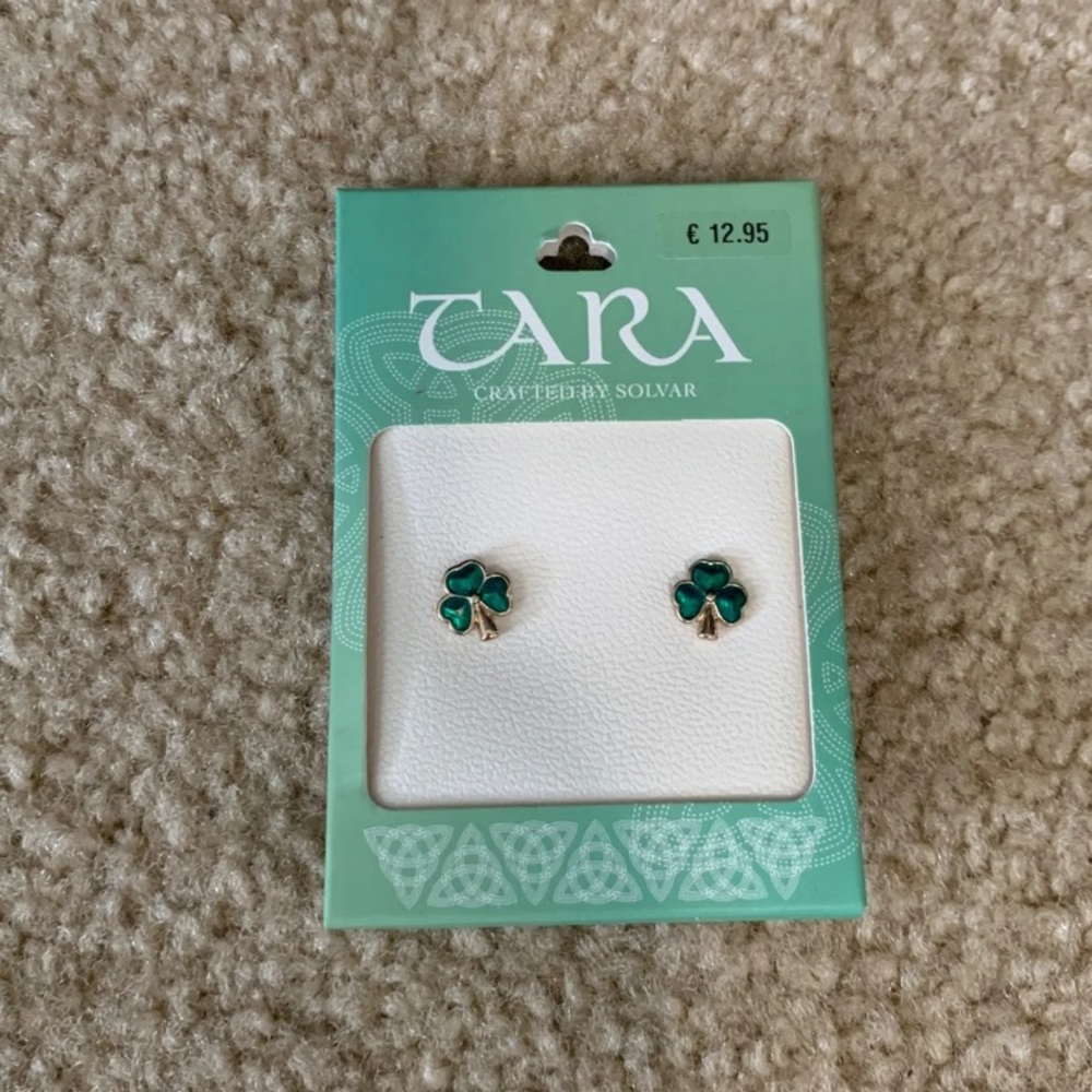 Tara Three Leaf Clover Studs